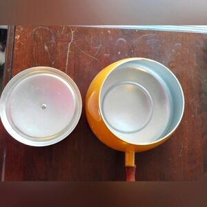 Orange Saucepan with Lid